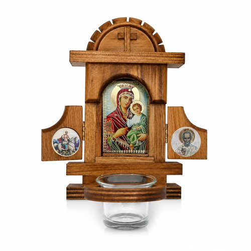 Hausaltar holz öllämpchen - holz,