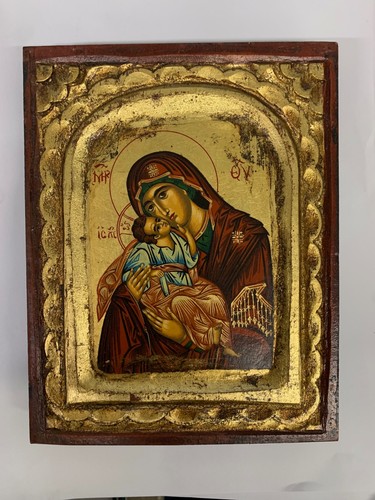 Griechische ikone mit - griechische,