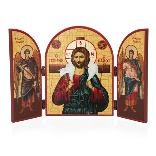 Guter hirte triptychon holz - guter,