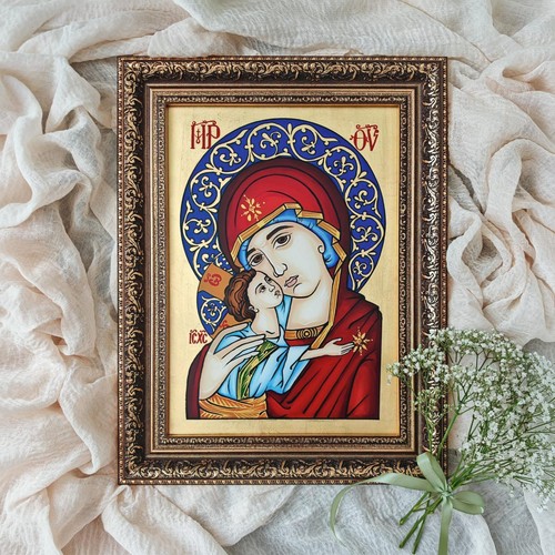 Gottesmutter mit jesuskind - mit,