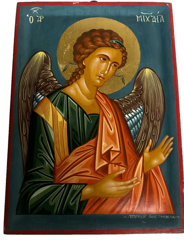 Griechische ikone erzengel - griechische,