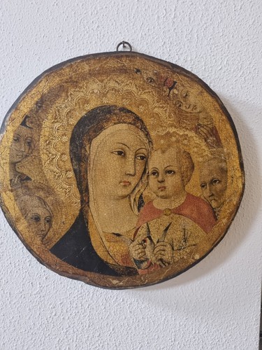 Prachtvolles madonna tondo - prachtvolles, –
