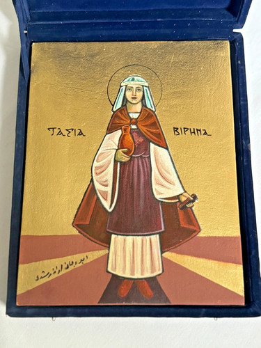Koptische ikone verena - koptische, in