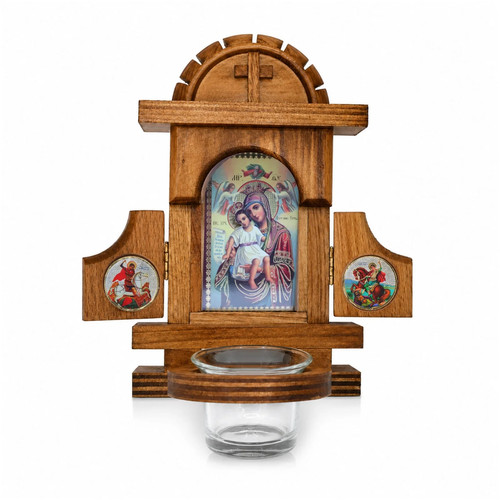 Hausaltar holz öllämpchen - hausaltar,