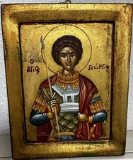 Handgemalte Ikone Heiliger