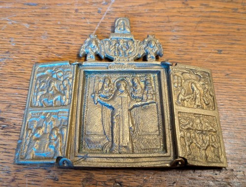 Ikone triptychon flügelaltar - ikone,