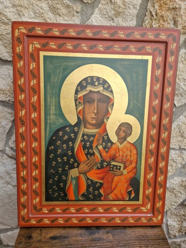 Ikone schwarze madonna 925 - schwarze,