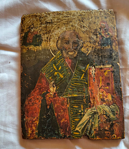 Russische ikone heiliger - ikone,