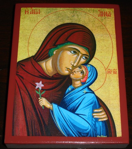 Heilige anna mit maria - heilige,