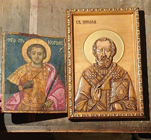 Ikonen auf holz orthodox - ikonen,