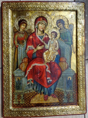 Muttergottes mit kind ikone - muttergottes, kind;ikone