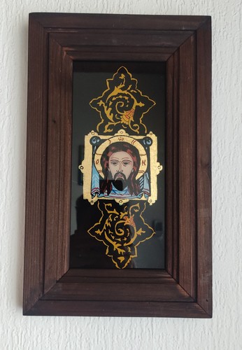 Ikone auf glas - auf, glas,