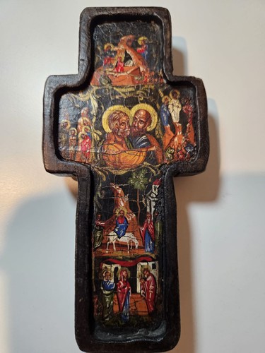 Orthodoxes ikonen kreuz aus - orthodoxes, ikonen-kreuz