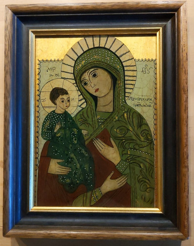 Russische ikone muttergottes - russische,