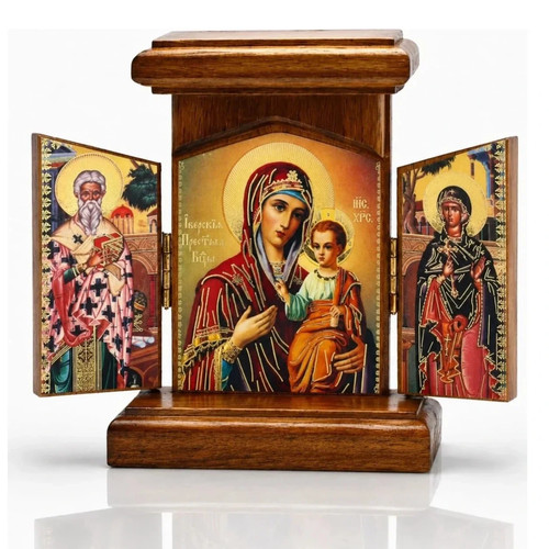 Ikonen triptychon holz - ikonen,