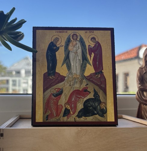 Orthodoxe ikone verklärung - ikone,